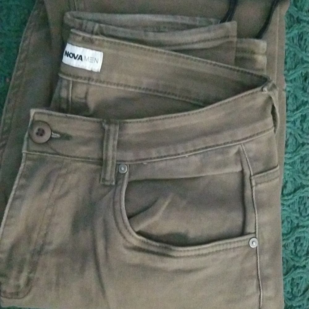 Fashion Nova Men Brown cragos Pants size 30/32